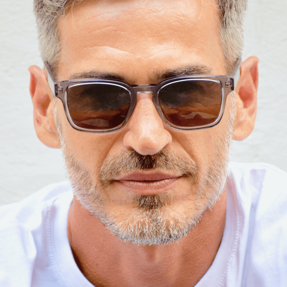 A person wearing VANNI sunglasses